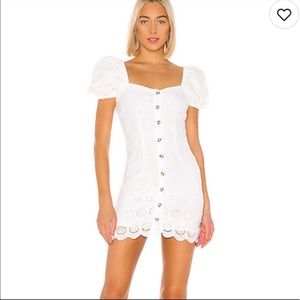 Majorelle Johnny eyelet dress